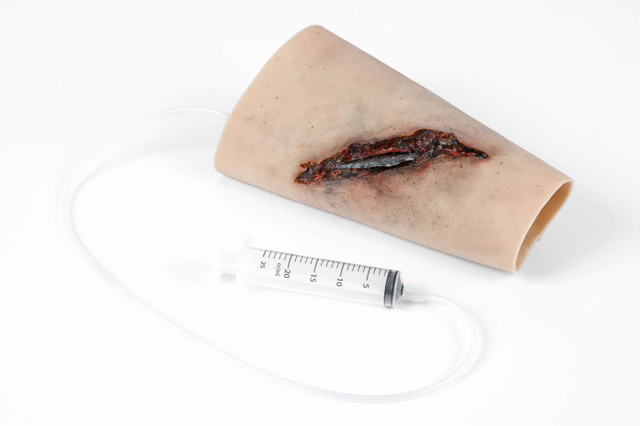 Combat TraumaWear- Jagged Laceration with shrapnel