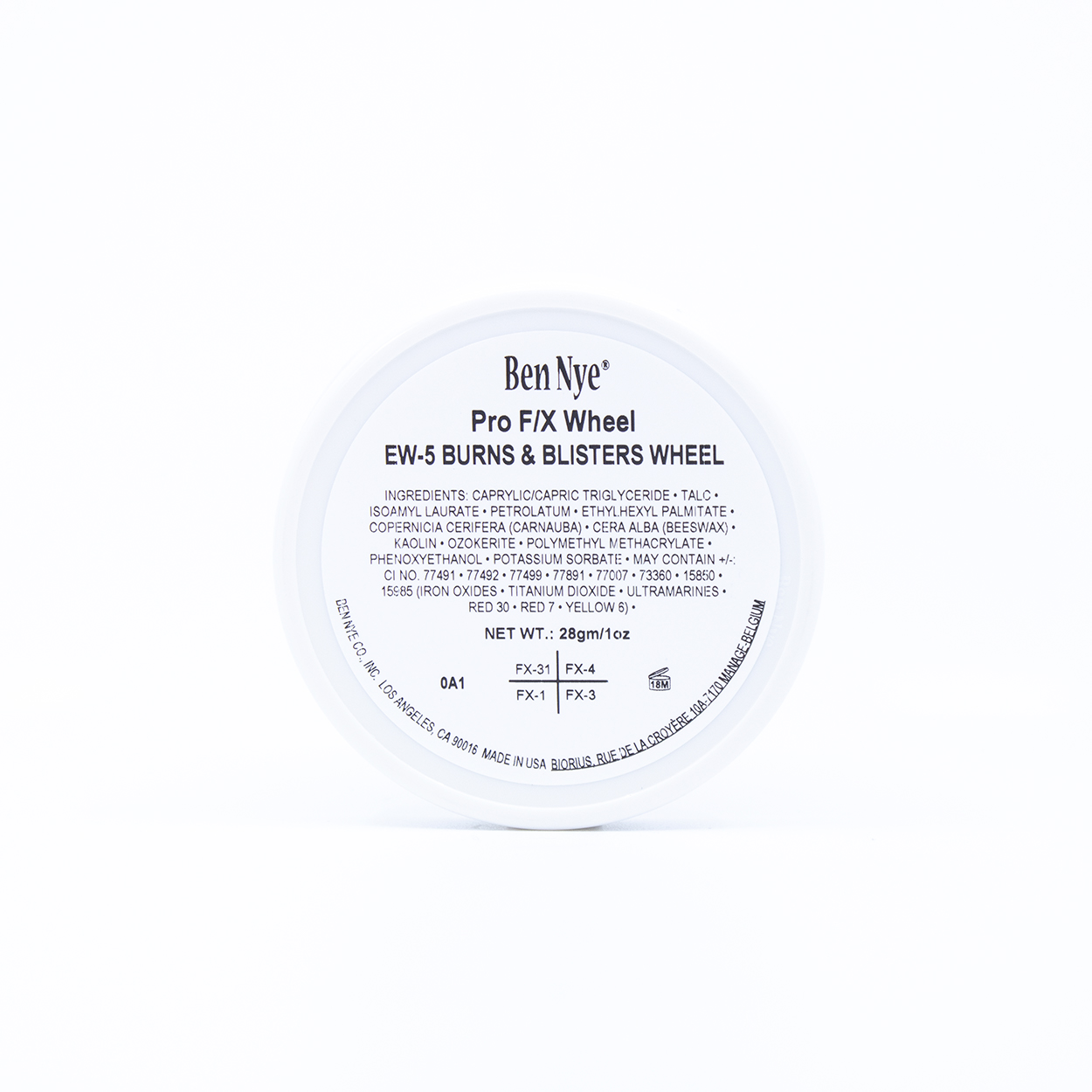 Ben Nye Effects Wheel - Burns and Blisters EW5 - Image 2