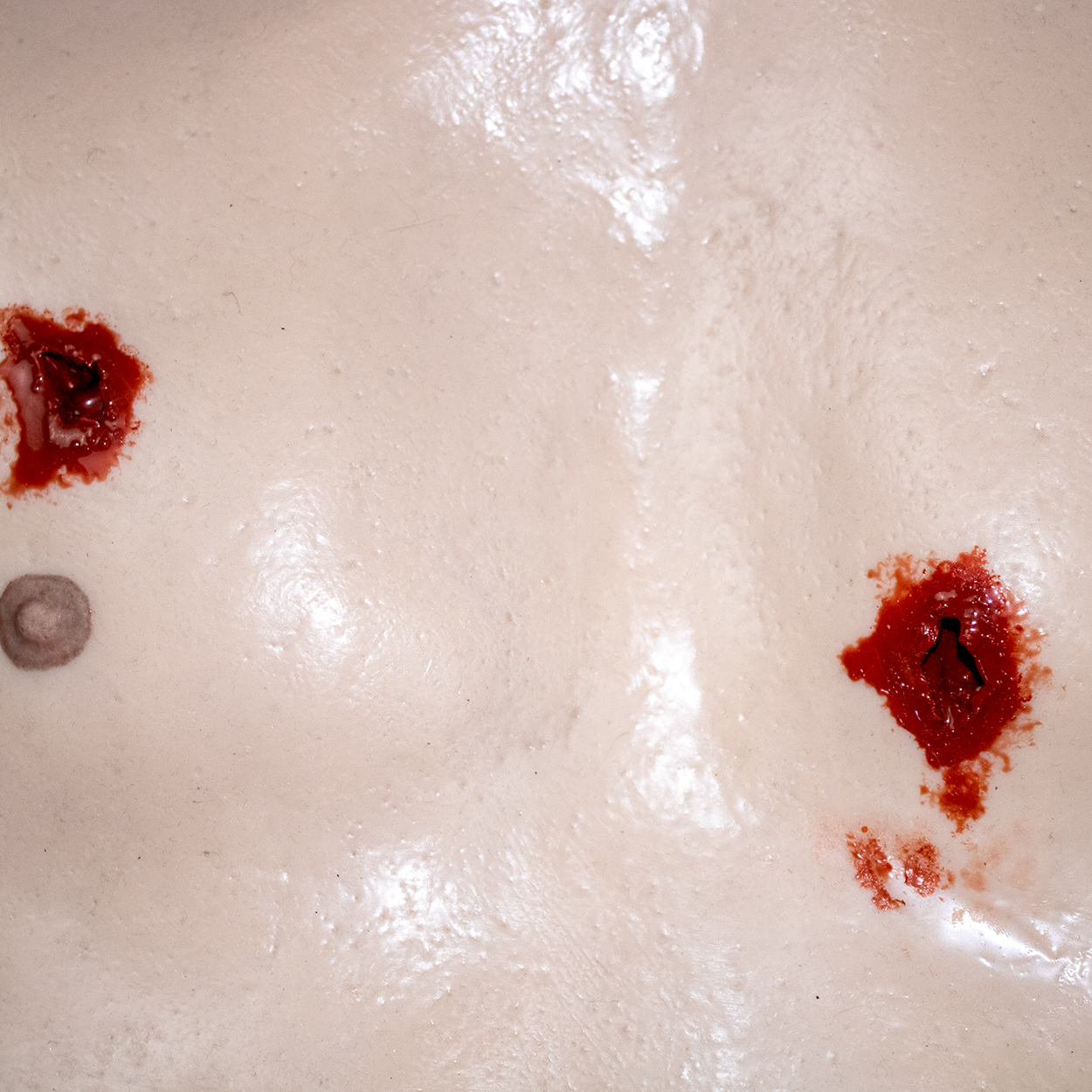 Lifecast Male Upper Torso with Sucking Wounds - Image 2